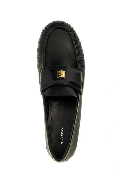 Shop Givenchy Women '4g' Loafers In Black