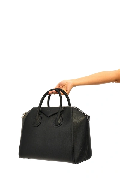 Shop Givenchy Women 'antigona' Medium Handbag In Black