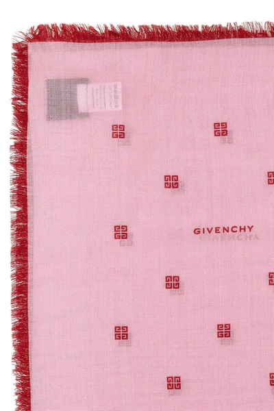 Shop Givenchy Women 'plumetis' Scarf In Pink