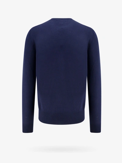Shop Gucci Man Sweater Man Blue Knitwear