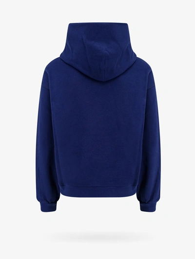 Shop Gucci Man Sweatshirt Man Blue Sweatshirts