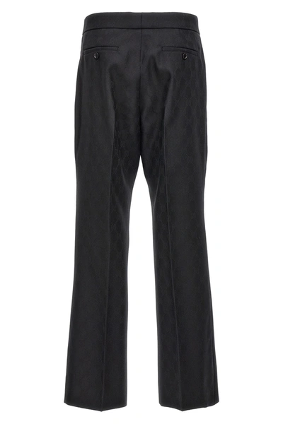 Shop Gucci Women 'gg' Pants In Black