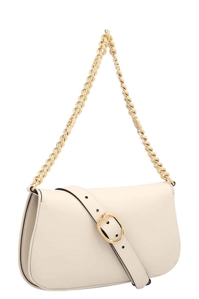Shop Gucci Women ' Blondie' Shoulder Bag In White