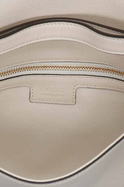 Shop Gucci Women ' Blondie' Shoulder Bag In White