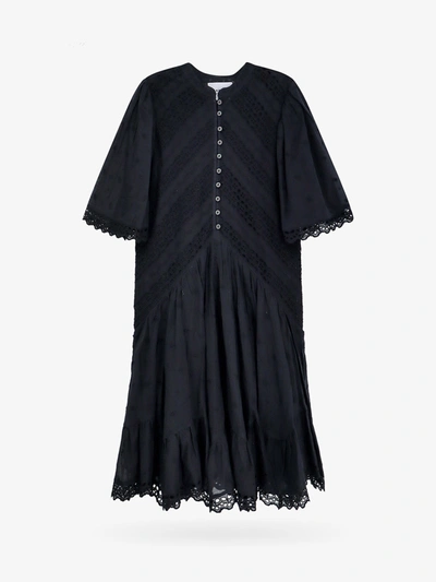 Shop Isabel Marant Étoile Isabel Marant Etoile Woman Slayae Woman Black Dresses
