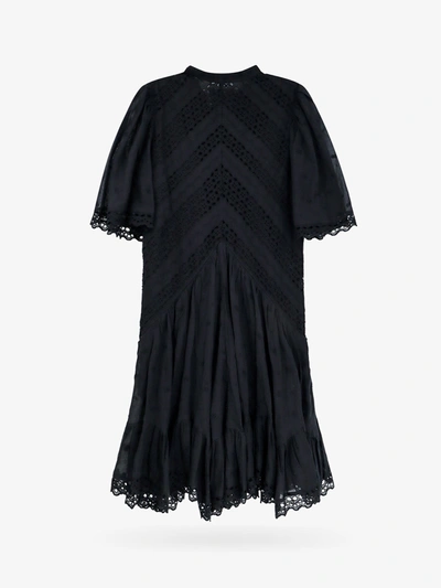 Shop Isabel Marant Étoile Isabel Marant Etoile Woman Slayae Woman Black Dresses