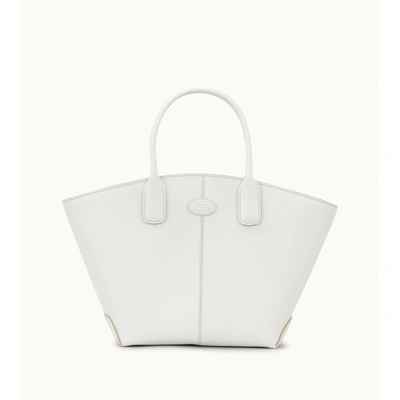 Shop Tod's Vaso Bag Medium In White