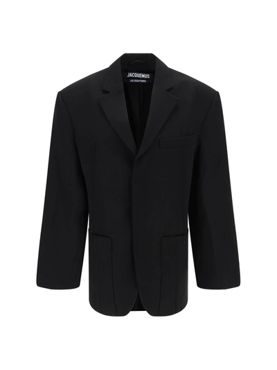 Shop Jacquemus Women Blazer Jacket In Black