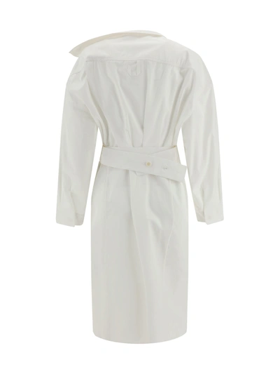 Shop Jacquemus Women La Robe Chemise Dress In White
