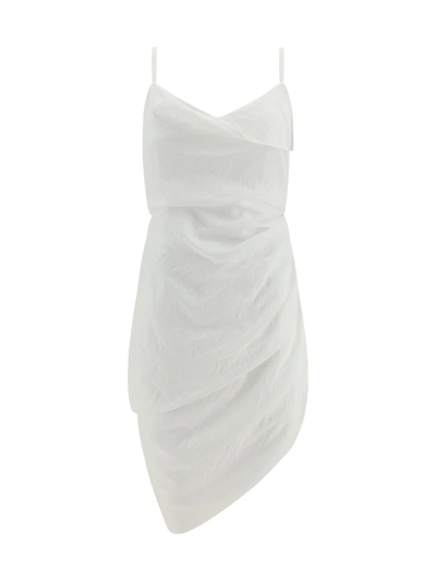 Shop Jacquemus Women La Robe Saudade Dress In White