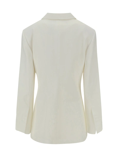 Shop Jacquemus Women La Veste Tibau Blazer Jacket In White