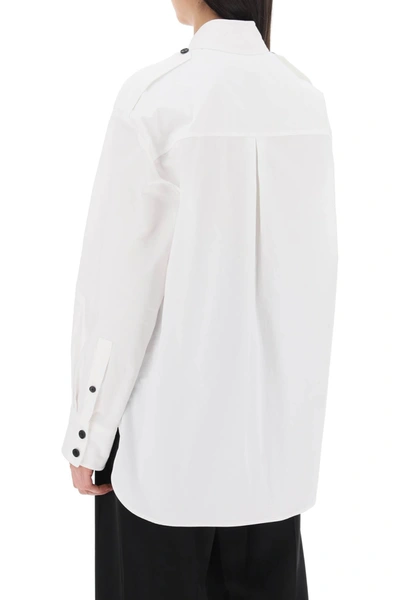 Shop Khaite Missa Oversized Shirt Women In White