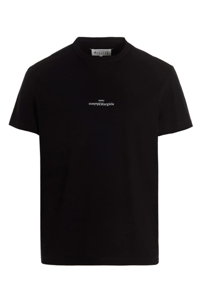 Shop Maison Margiela Men ' Paris' T-shirt In Black