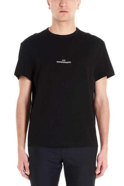 Shop Maison Margiela Men ' Paris' T-shirt In Black