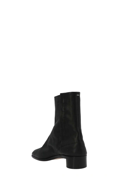 Shop Maison Margiela Men 'tabi' Ankle Boots In Black