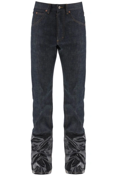 Shop Maison Margiela Straight Cut Jeans Men In Blue