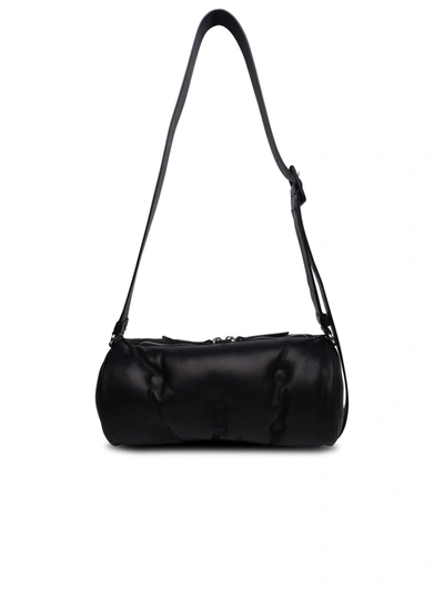 Shop Maison Margiela Woman  Black Leather Bag