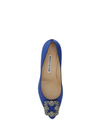 Shop Manolo Blahnik Women Hangisi Pumps In Multicolor