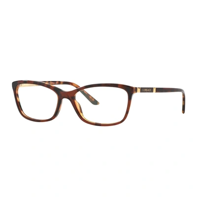 Shop Versace Ve 3186 5077 54mm Womens Butterfly Eyeglasses 54mm In Brown