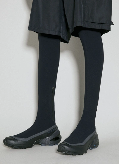 Shop Mm6 Maison Margiela X Salomon Men Thigh High Boots In Black