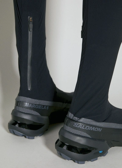 Shop Mm6 Maison Margiela X Salomon Men Thigh High Boots In Black
