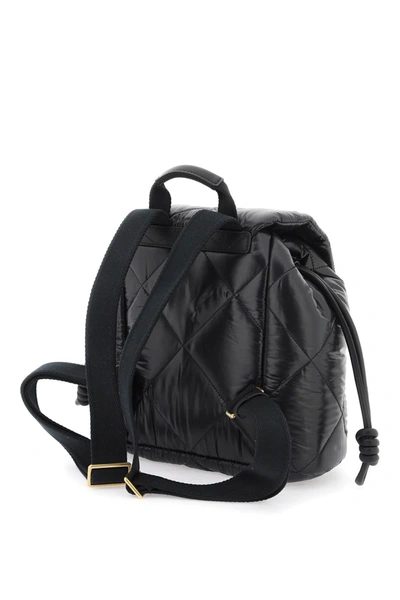 Shop Moncler Puf Backpack Women In Black