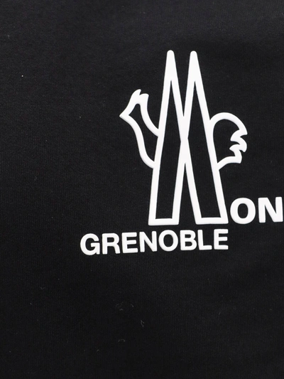 Shop Moncler Grenoble Man Day-namic Man Black Sweatshirts