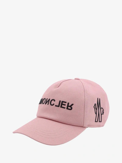 Shop Moncler Grenoble Man Hat Man Pink Hats