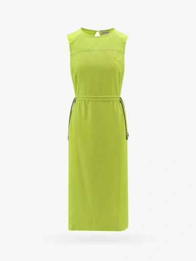 Shop Moncler Woman Dress Woman Green Dresses