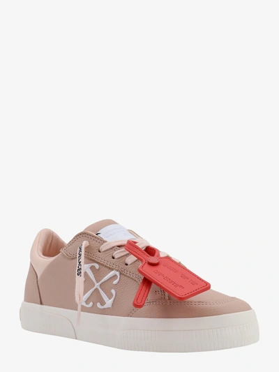 Shop Off-white Off White Woman New Low Vulcanized Woman Pink Sneakers
