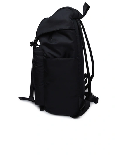 Shop Off-white Man  Black Fabric Backpack