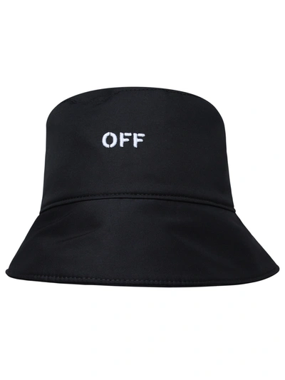 Shop Off-white Black Polyester Hat Woman