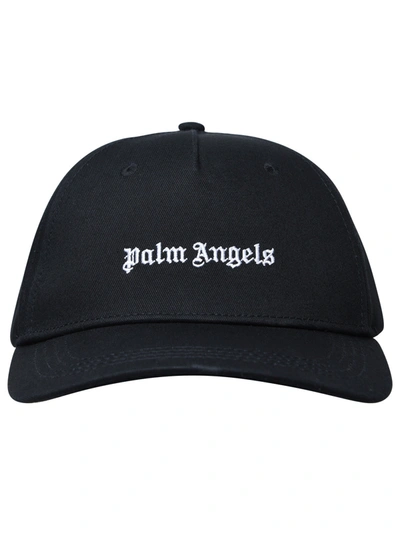 Shop Palm Angels Man  Black Cotton Hat