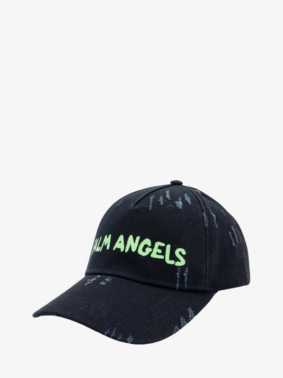 Shop Palm Angels Man Hat Man Black Hats