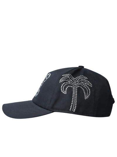 Shop Palm Angels Woman  Black Cotton Hat