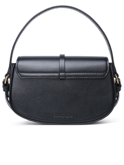 Shop Palm Angels 'lockbag' Black Leather Bag Woman