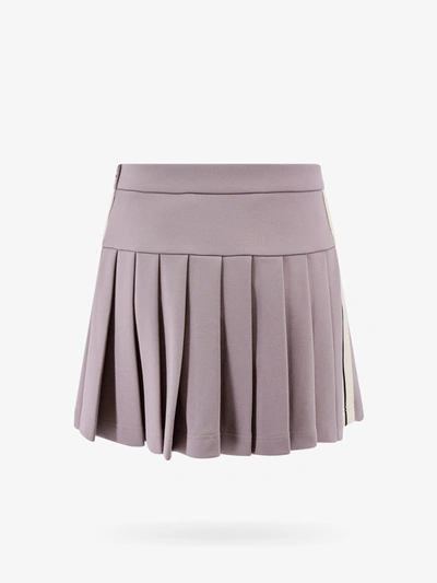 Shop Palm Angels Woman Skirt Woman Purple Skirts