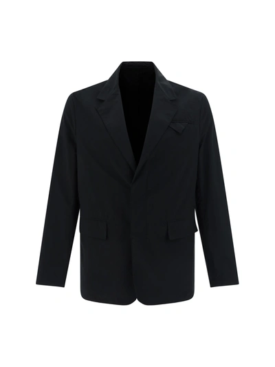 Shop Prada Men Blazer Jacket In Black