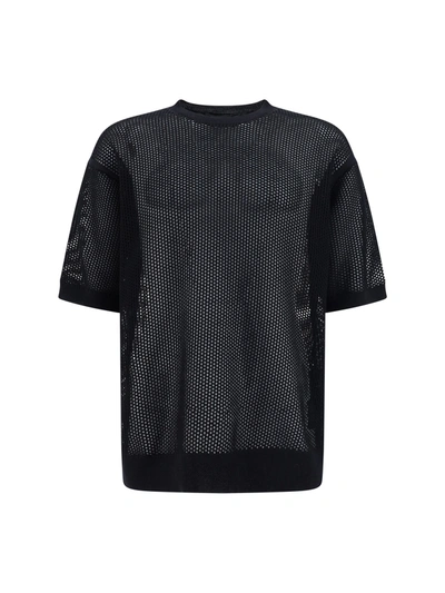 Shop Prada Men T-shirt In Black