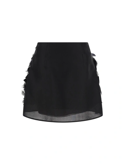 Shop Prada Women Mini Skirt In Black