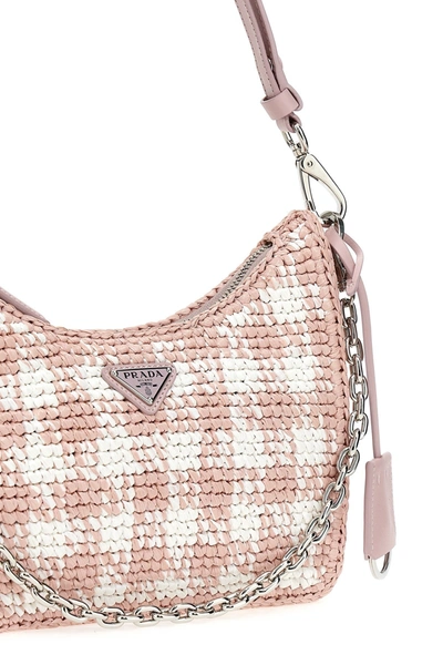 Shop Prada Women Re-edition Shoulder Bag In Pink