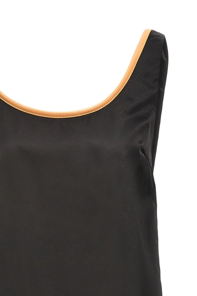 Shop Prada Women Re-nylon Logo Dress In Black
