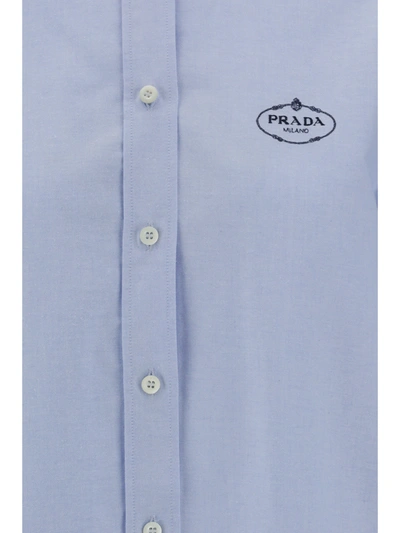 Shop Prada Women Shirt In Blue