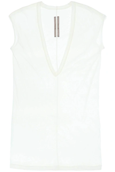 Shop Rick Owens 'dylan' Long T-shirt Men In White