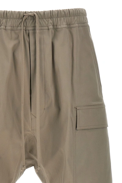Shop Rick Owens Men 'cargo Long' Pants In Cream