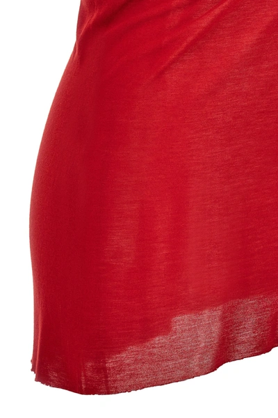 Shop Rick Owens Women 'athena T' Top In Red