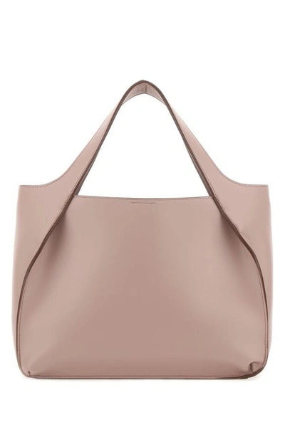 Shop Stella Mccartney Woman Antiqued Pink Alter Mat Stella Logo Handbag