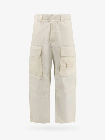 Shop Stone Island Man Trouser Man White Pants