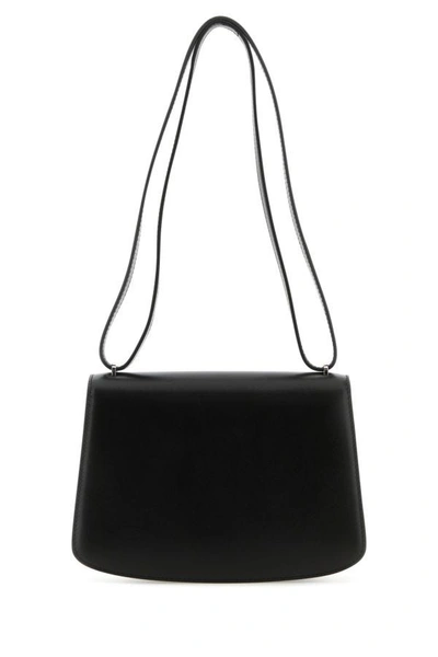 Shop The Row Woman Black Leather Sofia Crossbody Bag