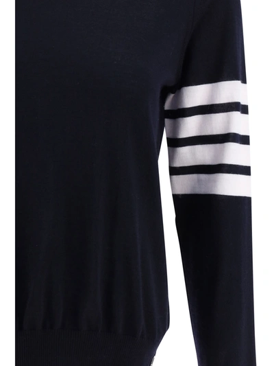 Shop Thom Browne Women Sweater In Blue